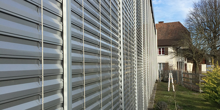 Druckereigebäude Bühler Storenservice